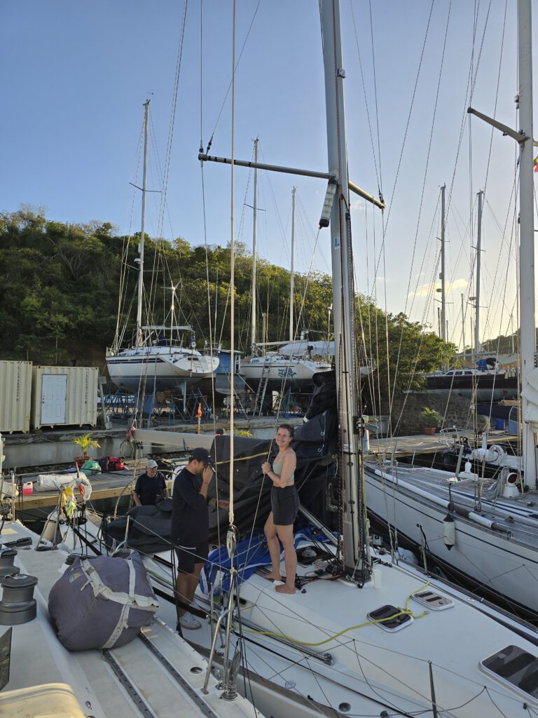 202502 RORC C600 Preparation, Main Sail